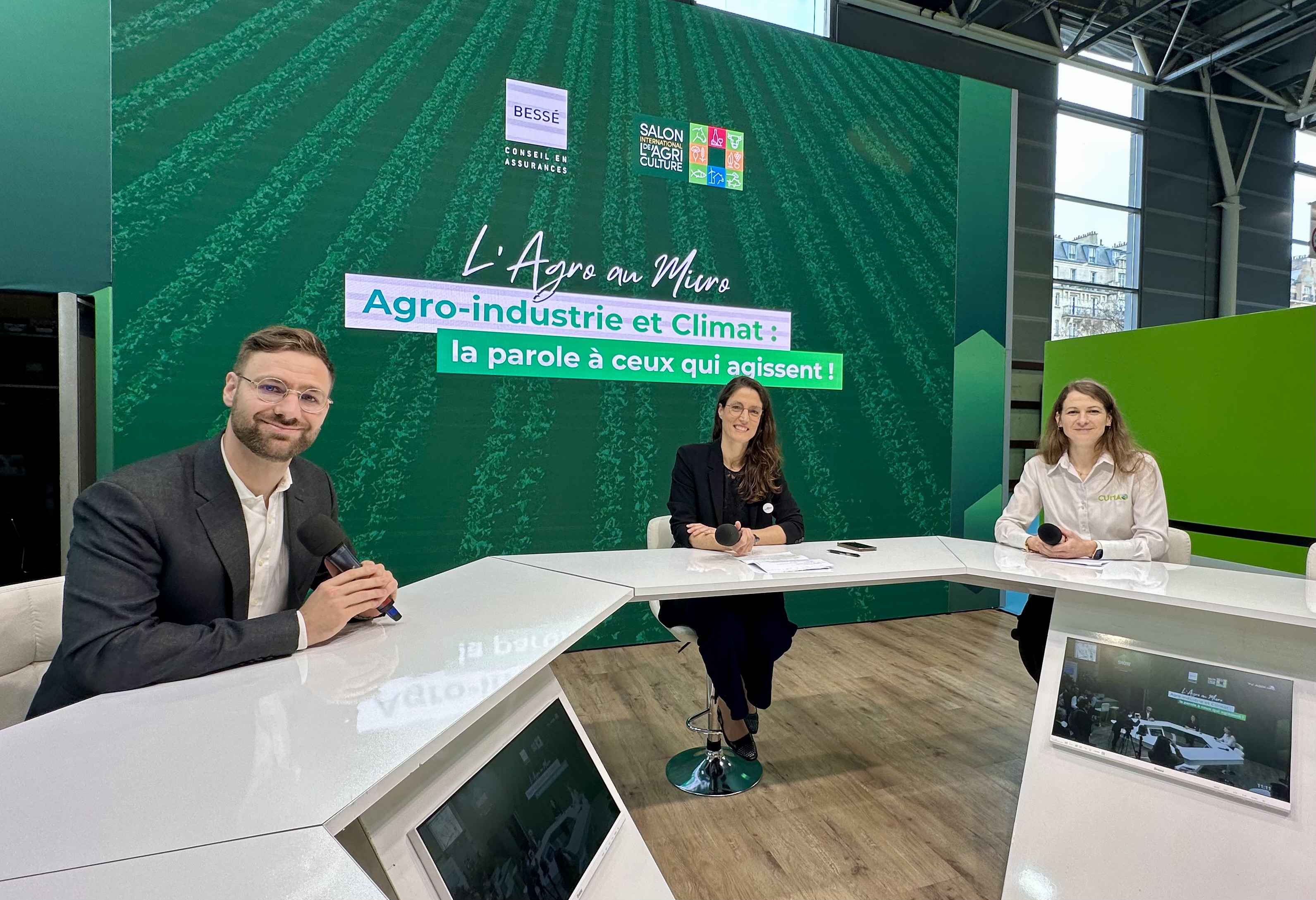 Image sur la plateau TV